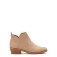 thumbnail image 3 of Time and Tru Women's Faux Suede Ankle Boots, Wide Width Available, 3 of 7