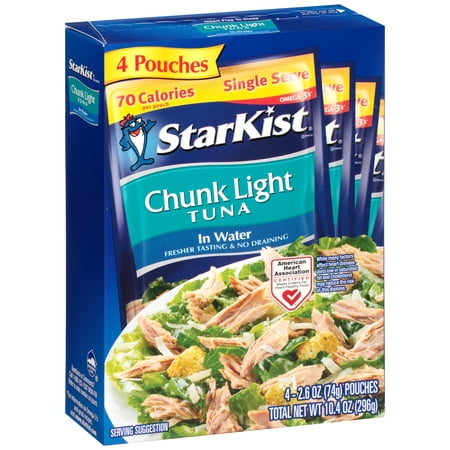 (8 Pouches) StarKist Chunk Light Tuna in Water - 2.6