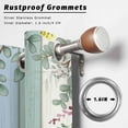 thumbnail image 2 of Outdoor Curtains for Patio Waterproof, Easter Outdoor Privacy Panels Grommet, Spring Rabbit Eucalyptus Leaves Eggs Wooden Blackout Outside Curtains for Porch/Cabana/Pergola/Gazebo 54"x84", 1 Panel, 2 of 8