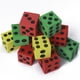 thumbnail image 5 of 12 Dados Educativos De Espuma Para Jugar, Colores Aleatorios. Sunnimix Dados de espuma de juego de 6 caras, 5 of 8
