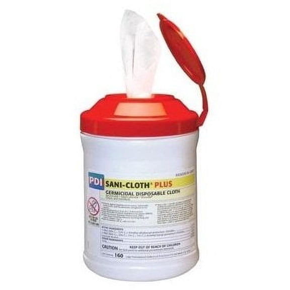 Sani-Cloth PLUS Disposable Disinfectant Wipes - 160 Wipes