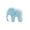 Blue, variant on Orangide Ceramic Elephant Figurine, Small Elephant Statue for Office Desk Decor - Cute Animal Ornament for Home, Bookshelf, Tabletop, Perfect for Desk