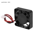 thumbnail image 2 of Impresora CPU Enfriador Ventilador de enfriamiento 3D Ventilador portátil para computadora Armario de computadora de enfriamiento de plástico, 2510, 12V 2 Piezas AweSitey EL000186-05*2, 2 of 2