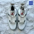 thumbnail image 3 of Ni - ke Size 10.5 - Air Jordan 4 Retro White Cement 2025, 3 of 5