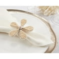 thumbnail image 4 of Saro Lifestyle Beaded Flower Design Napkin Ring (Set of 4), 4 of 4