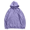 thumbnail image 3 of Womens Hoodie 2025 Lined Loose Fit Korean Trendy Hoodies with Pockets Hooded Sweatshirt Hoodie Women Pullover, 3 of 5