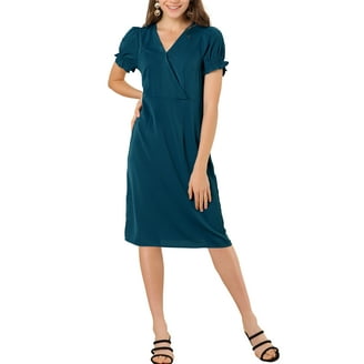 Allegra K Women's Sleeveless Semi Sheer Yoke Floral Lace Mini Flare Dress -  Walmart.com