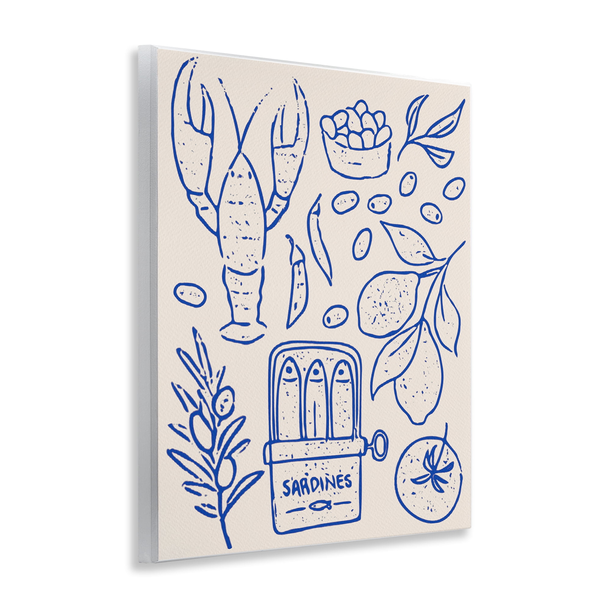 Stupell Industries Seafood & Herbs Simplicity Wall Plaque Art, design by Camila Juncos