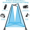 thumbnail image 4 of X-Shaped Swing set, Outdoor Hanging Tree Tent with Swing Stand, Indoor Sensory Swing Chair, 330lbs, Blue, 4 of 8