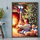 thumbnail image 2 of Cuadros Decorativos 5D bricolaje taladro redondo completo diamante pintura calabaza niños Navidad arte decoración JShteea Nuevos Originales, 2 of 9