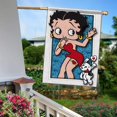 thumbnail image 5 of Betty Boop (2) -bandera de jardín temática. Regalo perfecto para fans, amigos y familiares, ideal para actividades al aire libre y decoración de fiestas.28CM*45CM, 5 of 5