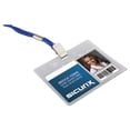 thumbnail image 3 of Sicurix Vinyl Badge Holder, 4 X 3, Clear, 50/pack | Bundle of 5 Packs, 3 of 6