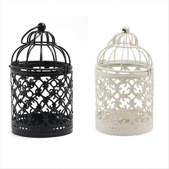 Beiou decoration Moroccan lantern Taihua candlestick Black+White