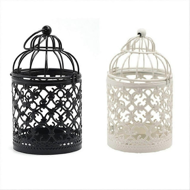 Beiou decoration Moroccan lantern Taihua candlestick Black+White