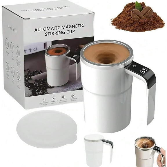 Automatic Magnetic Stirring Coffee Mug New Self Stirring Mug Electric Protein Shaker Bottle Stainless Steel Mixing Cup