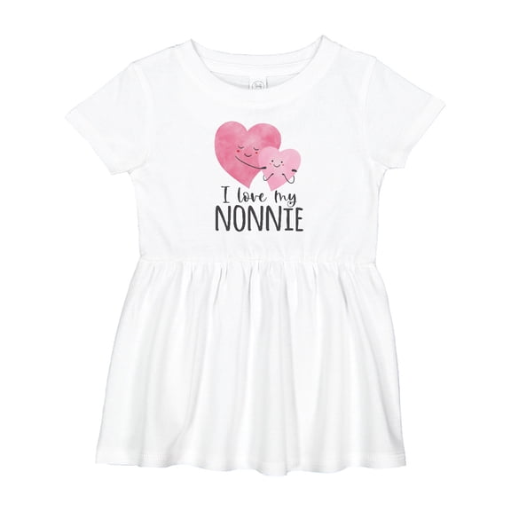 Inktastic I Love My Nonnie Girls Baby Dress