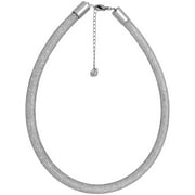 Swarovski Stardust Deluxe Clear Crystal Fishnet Tube Necklace for Women 5180944