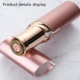 thumbnail image 3 of Flawless Facial Hair Remover for Women, Blush/Rose Gold Electric Face Razor for Women for Instant and Painless Hair Removal,Rose gold,A62, 3 of 6