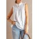 thumbnail image 2 of ABPHQTO Camiseta de tirantes de mujer blanca con volantes y botones, 2 of 5