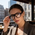 thumbnail image 5 of Trendy Oversized Aviator Sunglasses for Women Men Big Retro Round Sun Glasses 70s Vintage Shades, 5 of 7