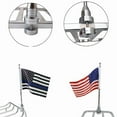 thumbnail image 4 of Motorcycle Flag Poles Mount Luggage Rack Flag Shelf With Base Adjustable, 4 of 17