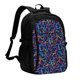 thumbnail image 1 of Balery Multicolor Bowling Mochila con carga USB para hombre y mujer - Mochila impermeable y antirrobo para portátil con puerto USB para viajes, trabajo, estudios y universidad, 1 of 7