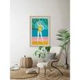 thumbnail image 3 of Marmont Hill Yellow Bikini Framed Wall Art, 3 of 6