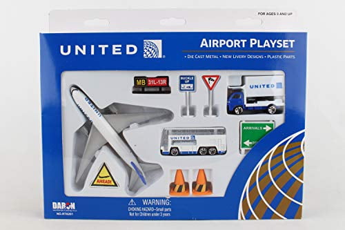 united airlines playset