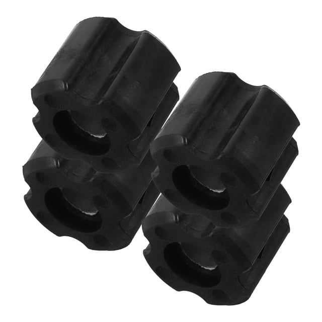 ETHZZLE 4Pcs Lawn Mower Front Wheel Bushings Black PE For Garden Maintenance