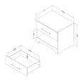 thumbnail image 5 of South Shore Primo 1-Drawer Nightstand, Multiple Finishes, 5 of 7