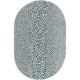 thumbnail image 2 of Jill Zarin Outdoor Collection Area Rug - Cape Town (5' 3" x 8' Oval Blue/Olive), 2 of 8