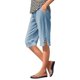 thumbnail image 1 of Pantalones cortos hasta la rodilla para mujer - Pantalones cortos de playa holgados y casuales con bolsillos, 1 of 5
