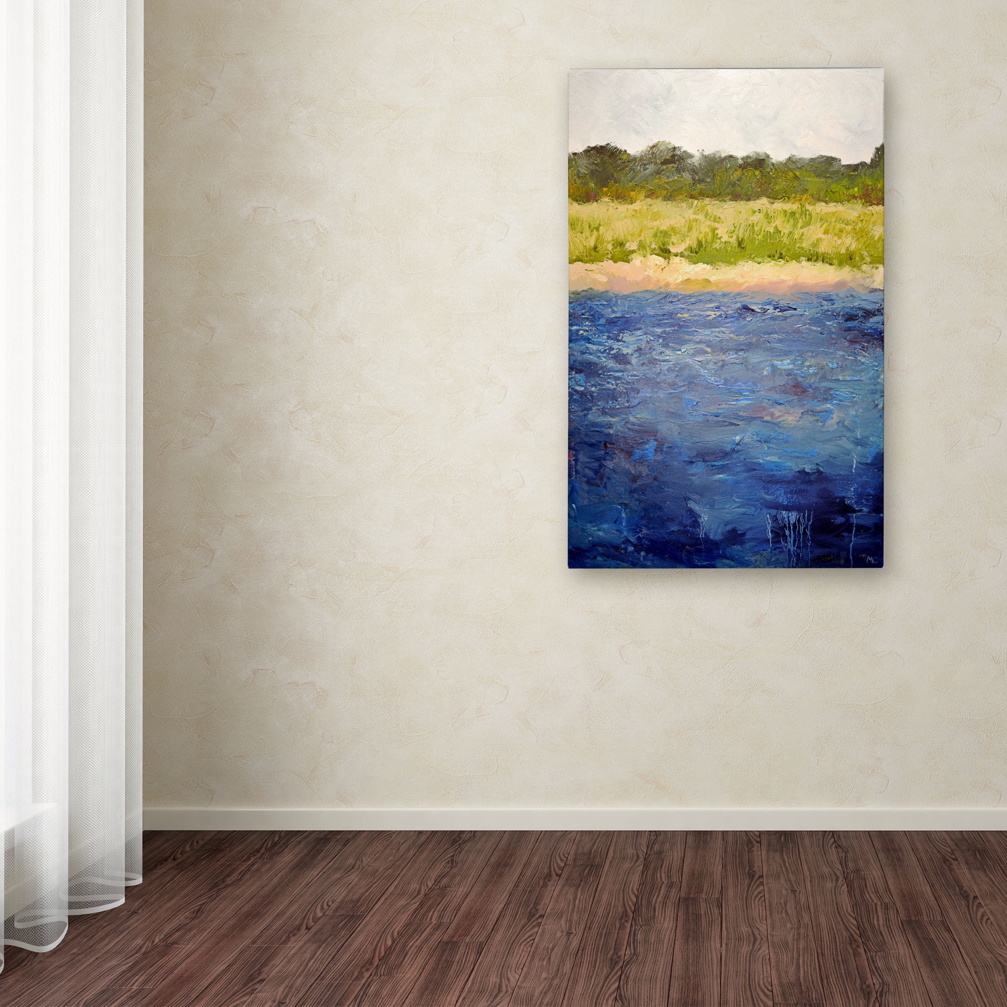 Trademark Fine Art "Coastal Dunes" Canvas Art by Michelle Calkins