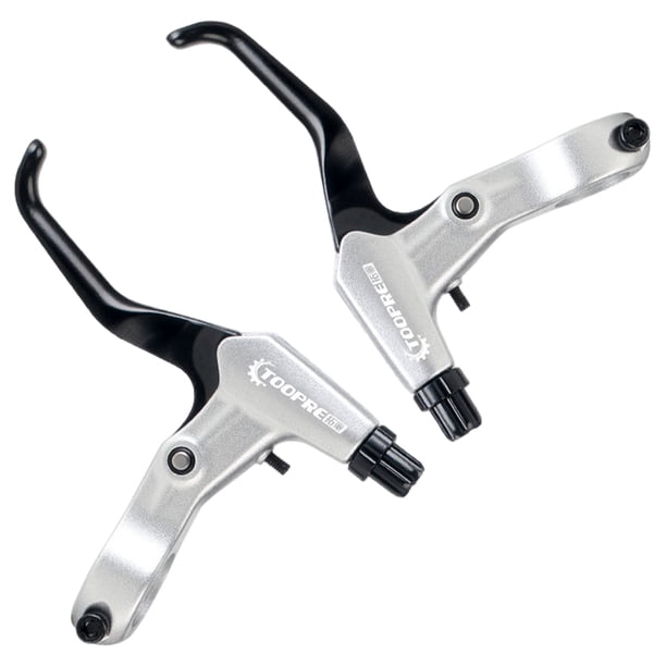 Palancas de freno de bicicleta ligeras Accesorios de palanca de freno en V Plata SM SunniMix Palancas de freno de bicicletas