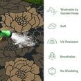 thumbnail image 2 of KUETH 5'x 8' Outdoor Rug Plastic Waterproof Outside Foldable Flower Mat UV Resistant Patio RV Deck Carpet,Black Brown, 2 of 6