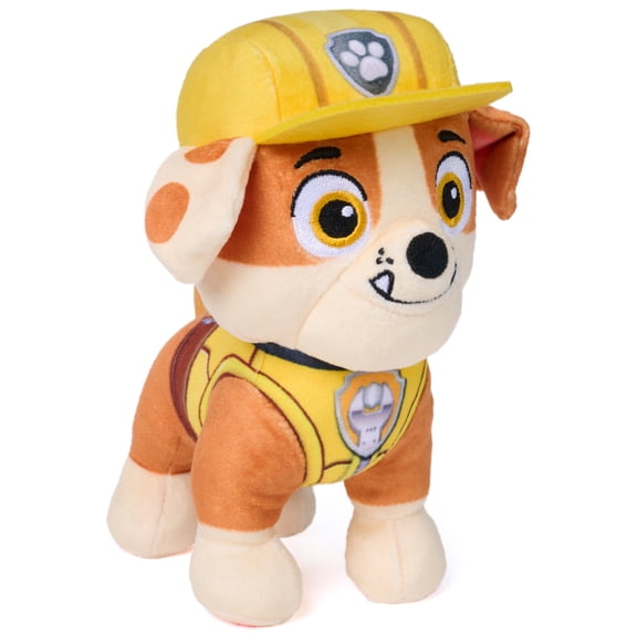 PAW Patrol Rubble Plush Toy, Stuffed Animal for Ages 3 and up