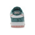 thumbnail image 4 of Nike Men's Dunk Low Snakeskin Washed Teal Bleached Coral Shoes, from StockX, 4 of 5