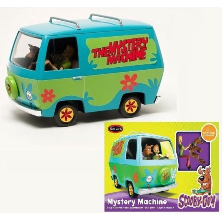 Round 2 Scooby-Doo Mystery Machine Toy Van, 1:258 Scale Snap Kit