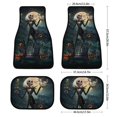thumbnail image 2 of Jack Skellington The Nightmare Before Christmas Car Floor Mat Set 4-Piece Front/Rear Auto Foot Mats Carpet Universal Fit Sedans Coupes SUV Truck, 2 of 5