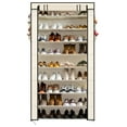 thumbnail image 2 of Zimtown 10 Tiers 45 Pairs Shoe Rack Shoe Shelf Shoe Storage Cabinet Organizer Space Saving Shoes Tower with Non-woven Fabric Cover Closet, Free Standing, Multiple Colors, 2 of 13
