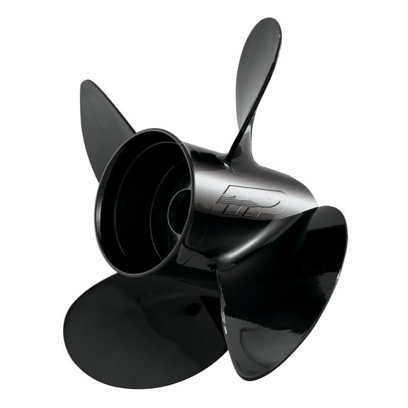 Turning Point Propellers 21501940 Hustler Boat Propeller 14 x 19, 4 Blade Aluminum Left-Hand Rotation