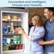 thumbnail image 3 of Organizador de Latas de para Refrigerador, Organizador de Bebidas con Deslizamiento Automático para Refrigerador, Capacidad para Hasta 12 Latas, 12,2 Pulgadas, Negro, 3 of 5