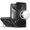 Black, variant on For iPhone 15 Pro Loop Hybrid with [Magnetic Ring Circle] 360 degrees Rotational Kickstand Case Cover - Black
