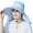 Blue, variant on Sun Hats with Neck Flap Womens Mens Sun Hat Rollable Wide Brim Gardening Hat Sun-Hat-Beach-Bucket-Hat for Women Red One Size