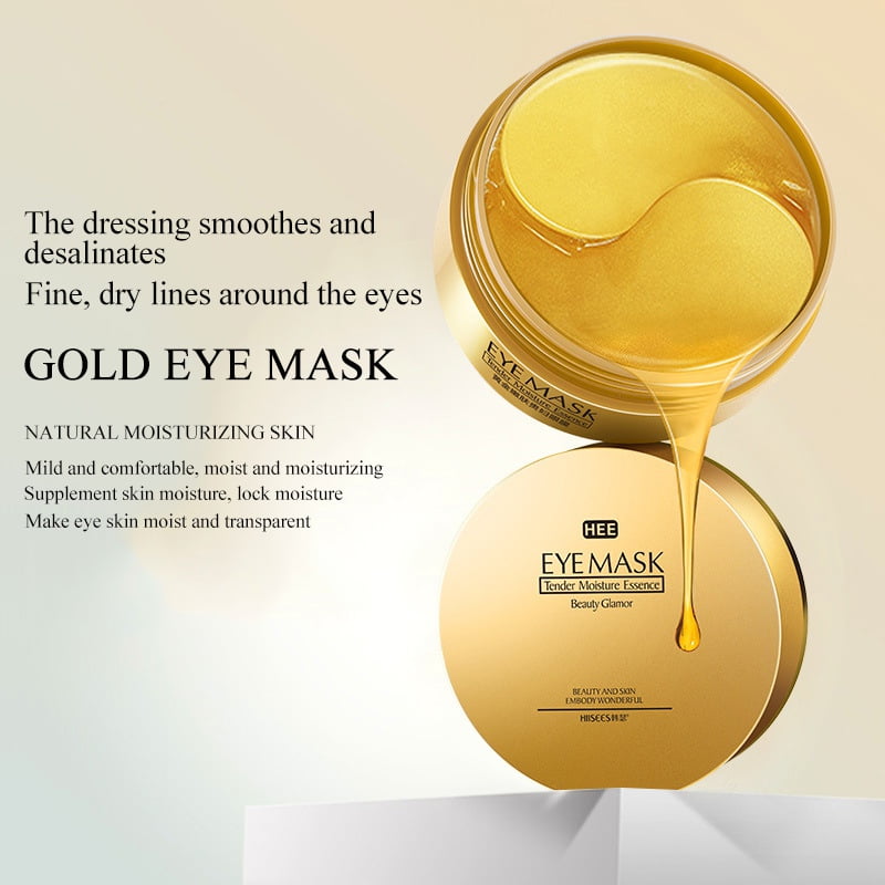 24K Gold Eye Treatment Masks Under Eye Patches, Dark Circles Under