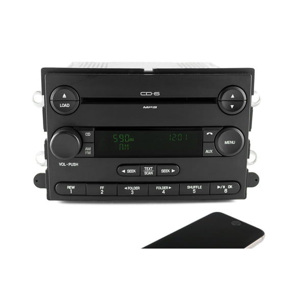 Restored 2008 Ford F250 F350 Super Duty AM FM Radio 6 Disc CD w Bluetooth 8C3T-18C815-FB (Refurbished)