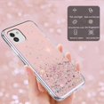 thumbnail image 5 of Compatible with Samsung A03 Case Cute Glitter Clear Sparkly Cases Shockproof Samsung Galaxy A03 Phone Case for Women Girls Silicone Slim Bling Protective Cover (Pink), 5 of 7
