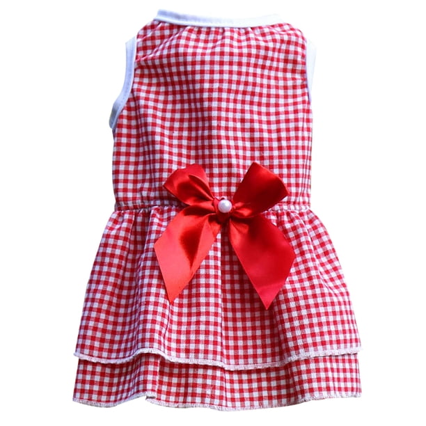Vestido de rayas para perros, ropa para perros pequeños, ropa ligera de verano para mascotas, ropa para gatos, vestidos para perros pequeños.