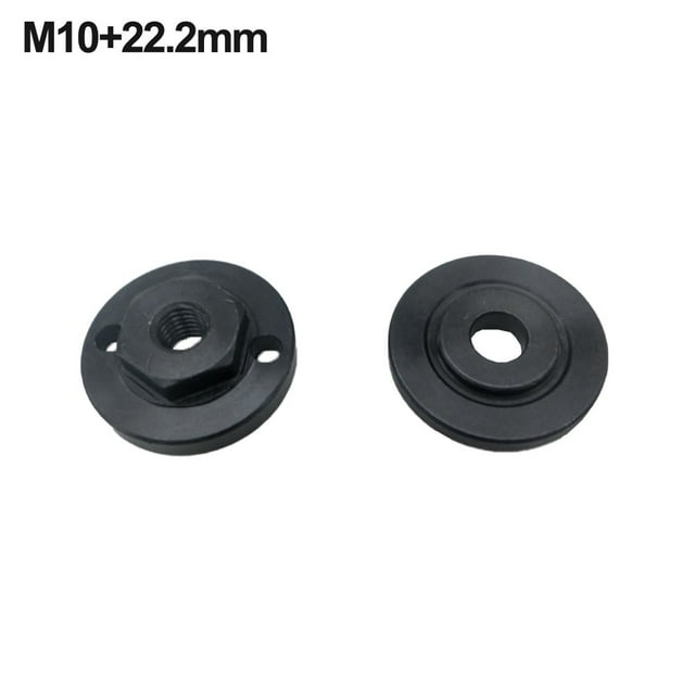 Lefu 2PCS Hexagon M10 Angle Grinder Outer Flange Nut Set With 20 22 22.2mm Metal Pressure Plate For Model 100 Angle Grinder