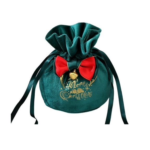 Bwiyojiz Christmas Decor Velvet Bag Eve Drawstring Packaging, Gifts for Mom